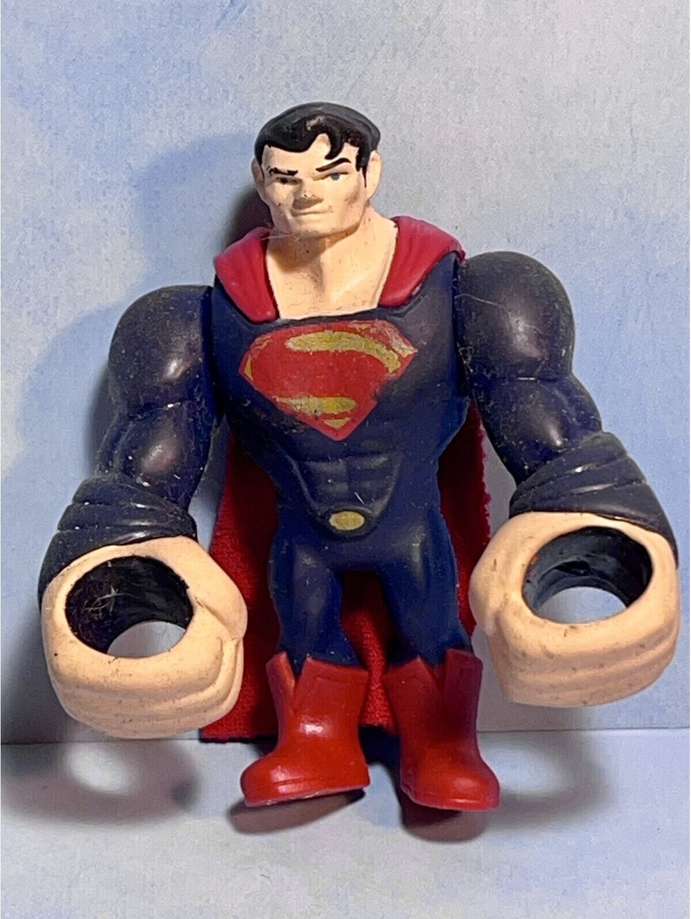 DC Comics 3.5” Stretch Superman Blue Action Figure Pre-Owned